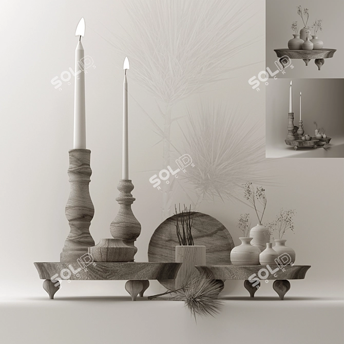 3D Max Decorative Set | Render: Vray+Corona | Format: 3ds Max 2013 3D model image 10