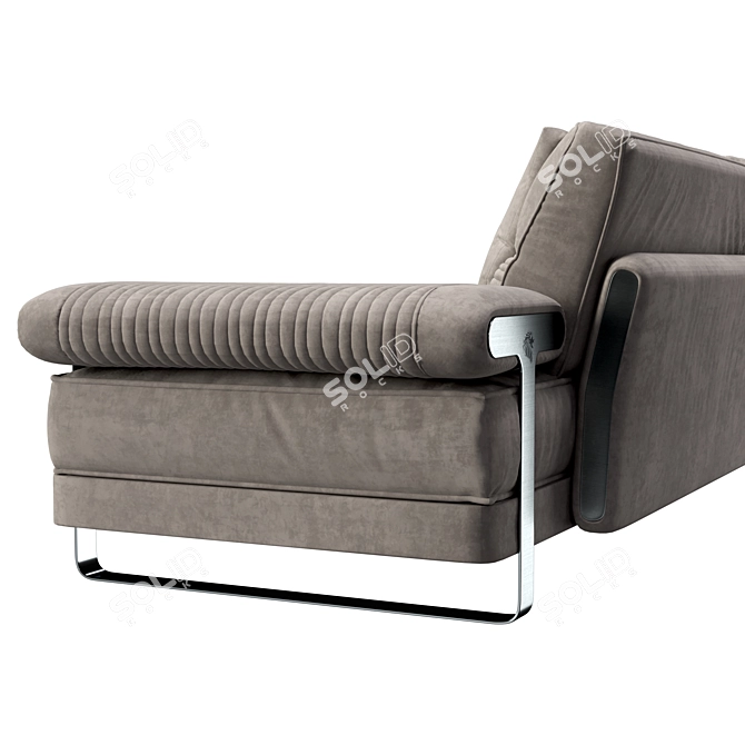 Luxurious Mirage 380 Sofa: Italian Craftsmanship at Its Finest 3D model image 4