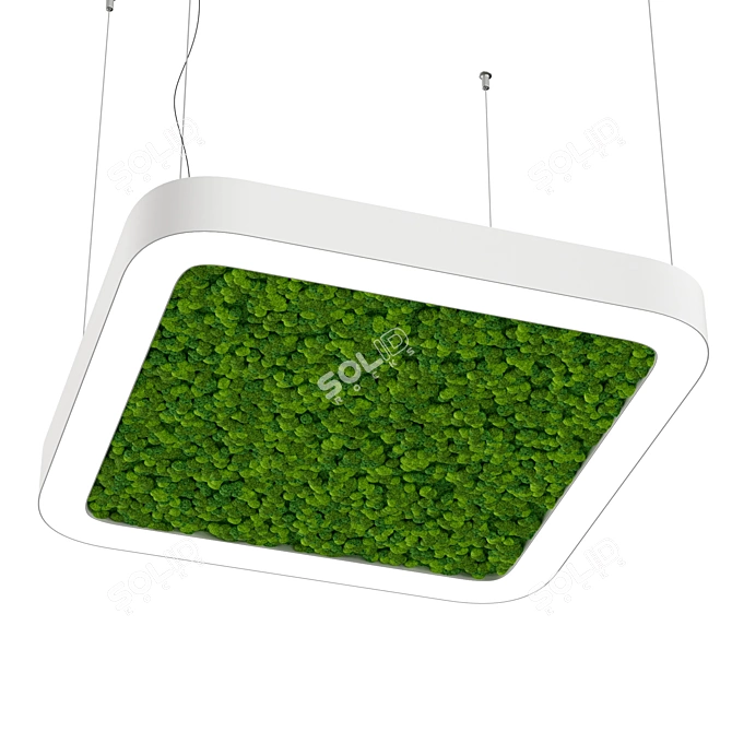 Mossy Bone Pendant Light 3D model image 3