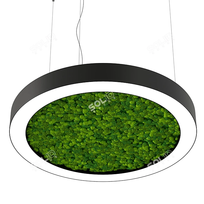 Moss OM Bone Light Ring 3D model image 1