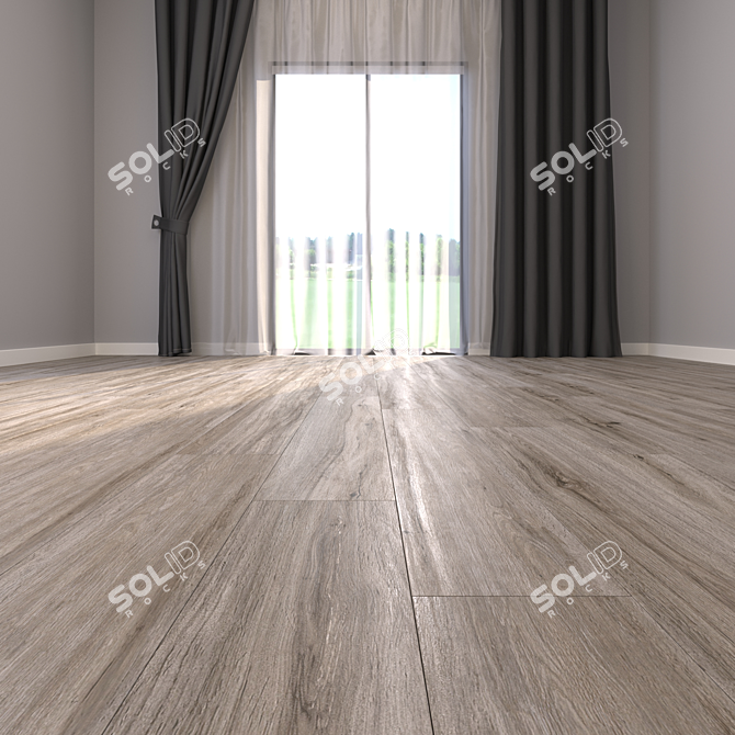 Elegant Peronda Aspen Parquet 3D model image 2