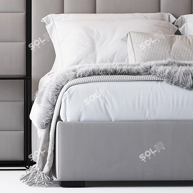 SLOANE ROYALE Bed & COPPICE Table 3D model image 3