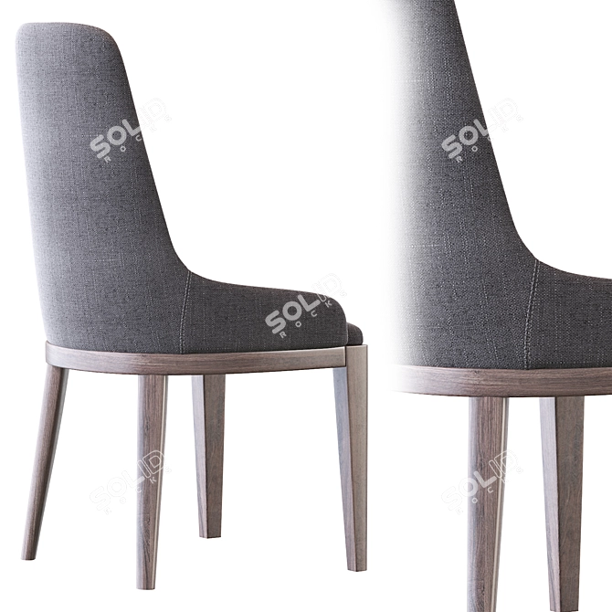 Elegant Cleo Chair - Designer CRS MisuraEmme 3D model image 3