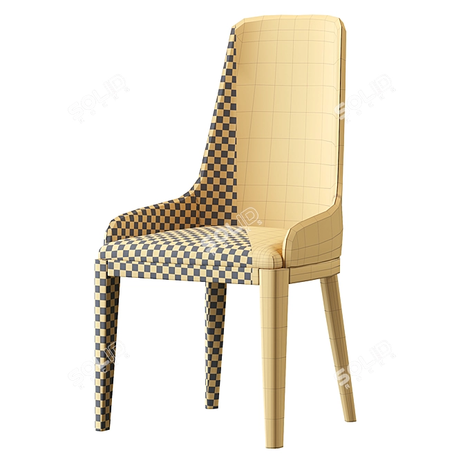 Elegant Cleo Chair - Designer CRS MisuraEmme 3D model image 5