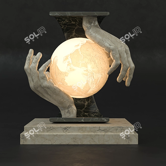 GlobeEmbrace Lamp 3D model image 5