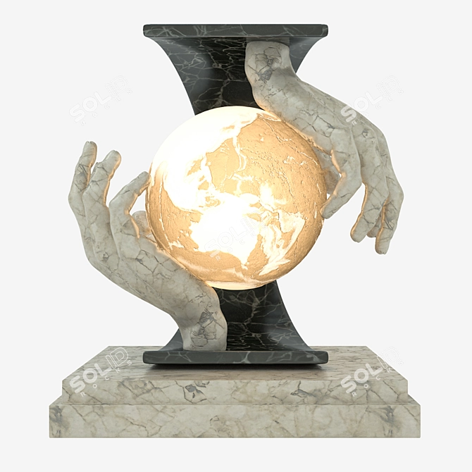 GlobeEmbrace Lamp 3D model image 6