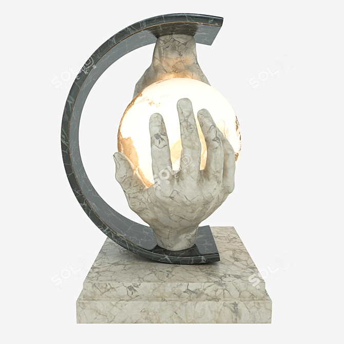 GlobeEmbrace Lamp 3D model image 7
