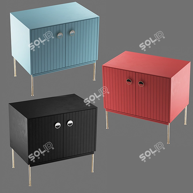 MIO Bragin Design Bedside Table 3D model image 1