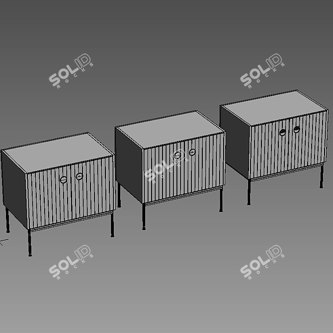 MIO Bragin Design Bedside Table 3D model image 2