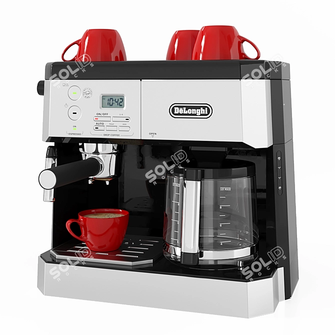 DeLonghi BCO430 All-in-One Coffee Machine 3D model image 2