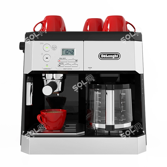 DeLonghi BCO430 All-in-One Coffee Machine 3D model image 3