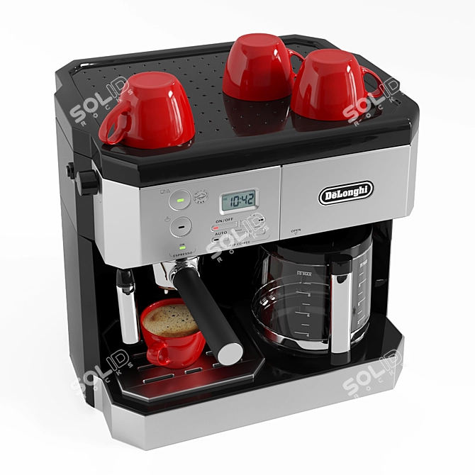 DeLonghi BCO430 All-in-One Coffee Machine 3D model image 4