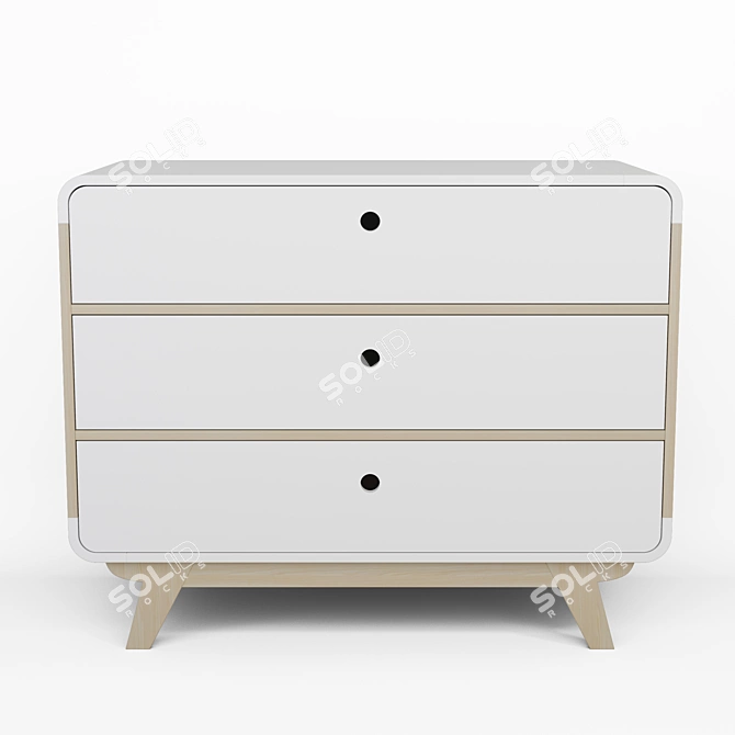 Bubble Dresser - 88x51x110 cm 3D model image 4