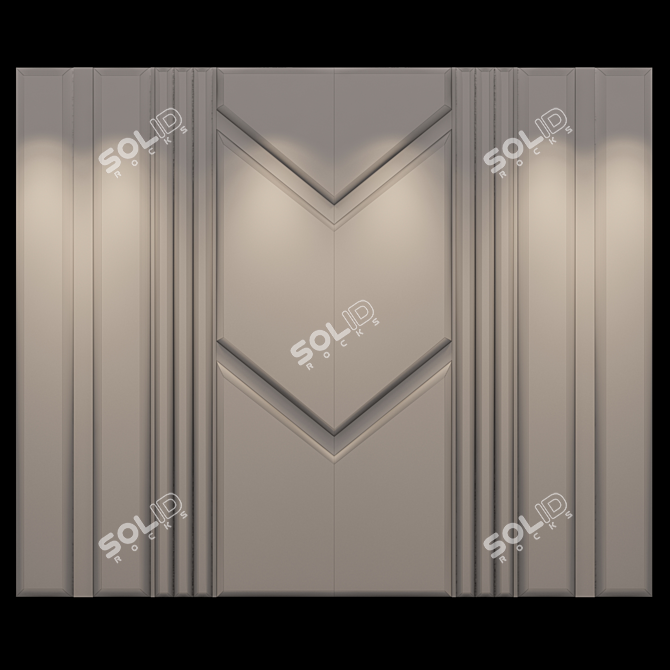 Dreamland Deluxe Headboard 3D model image 2