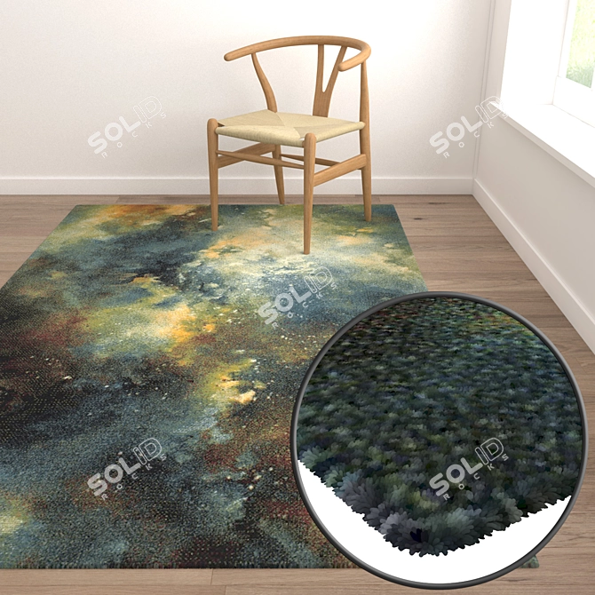 Luxury Carpet Set: Ultimate Textures 3D model image 5