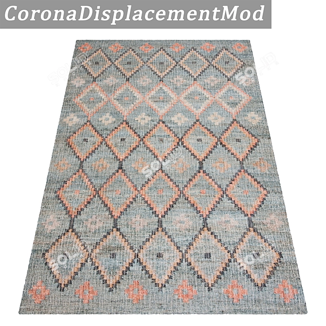 High-Quality Carpet Set 3D model image 4