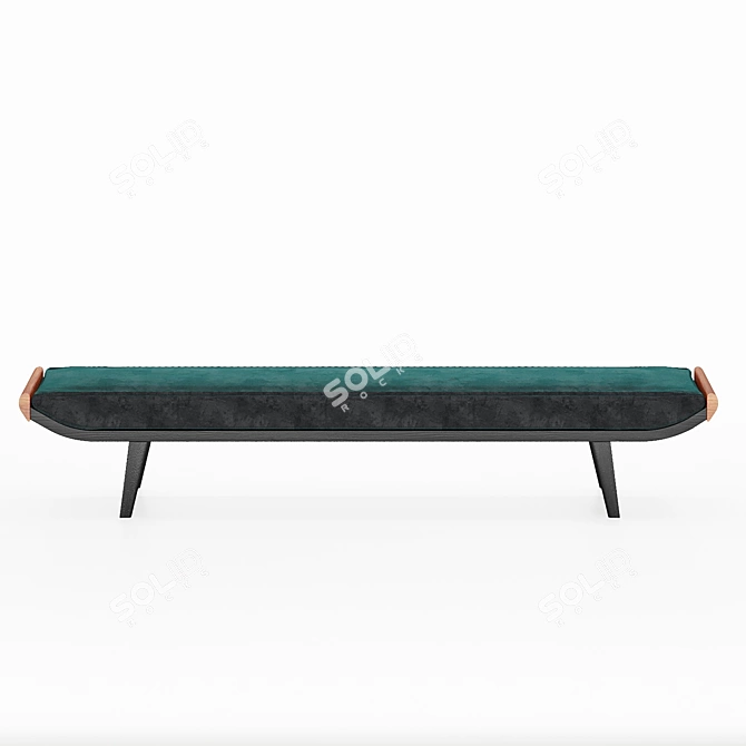 Cleopatra Daybed: Elegant and Versatile Seating 3D model image 4