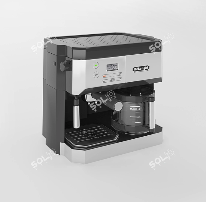 "DELONGHI" Cappuccino & Espresso Coffee Machine - BCO430 3D model image 3