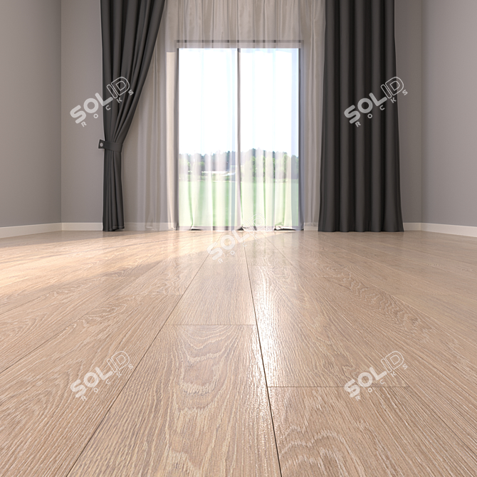 Essence Taupe Parquet - 20x120: Multi-textured, High Definition 3D model image 2