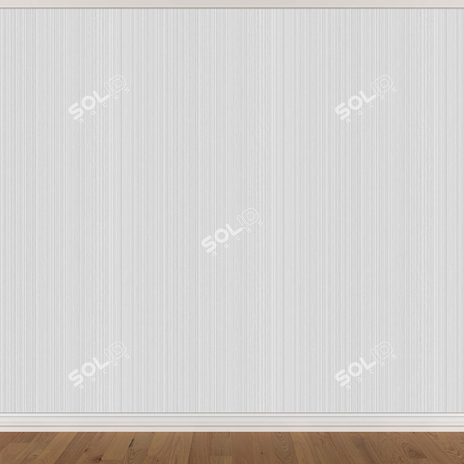 Seamless Wallpaper Set 1591 (3 Colors) 3D model image 3