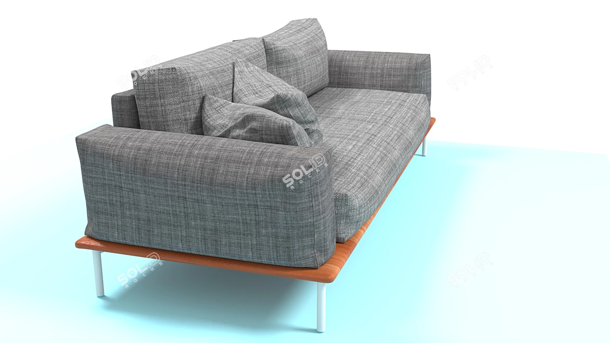 High-Quality 3D Sofa Model 3D model image 2