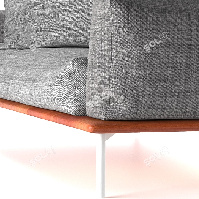 High-Quality 3D Sofa Model 3D model image 10