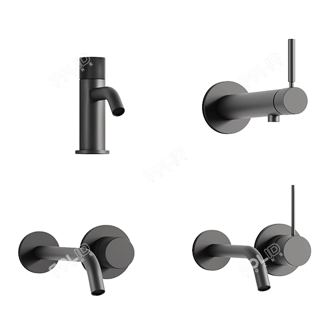 Modern Dornbracht Bathroom Faucet 3D model image 8