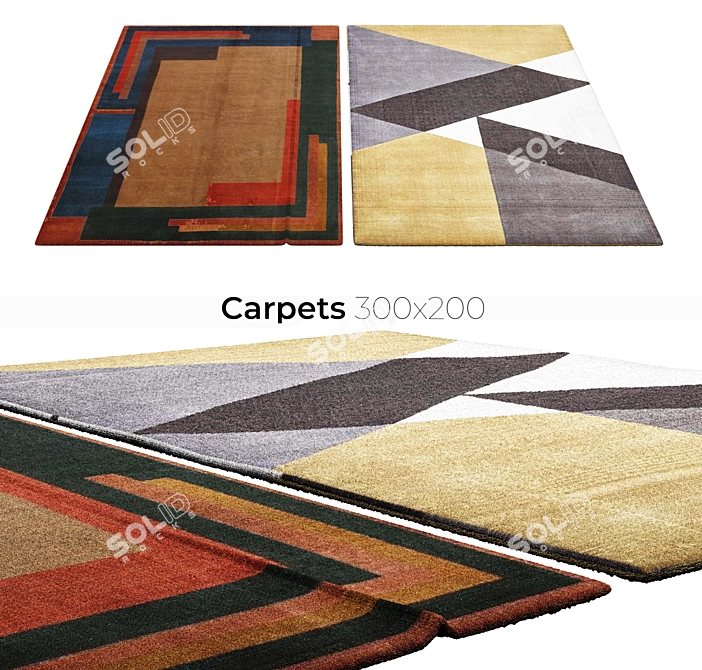 Cozy Home Carpets 3D model image 1