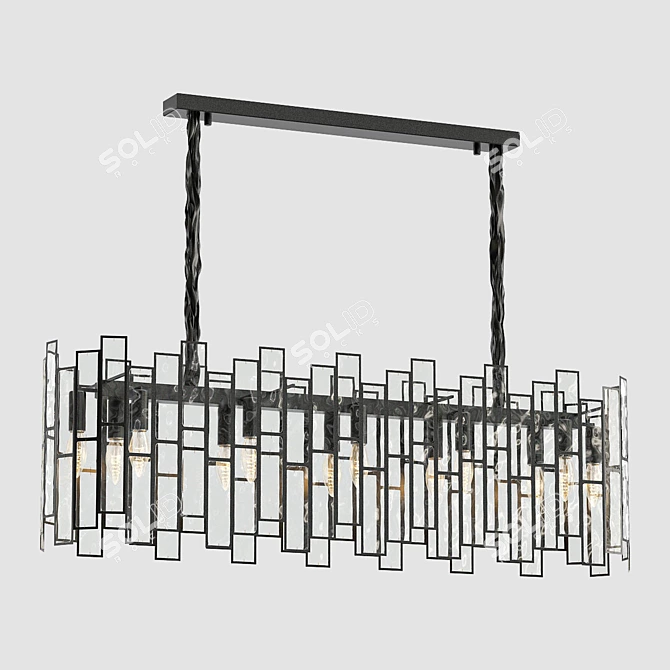 Elegant Luminary Pendant Light 3D model image 1