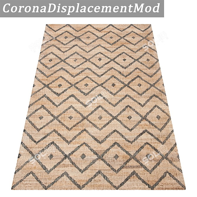 Luxury Set of Carpets - High Quality Textures 3D model image 4
