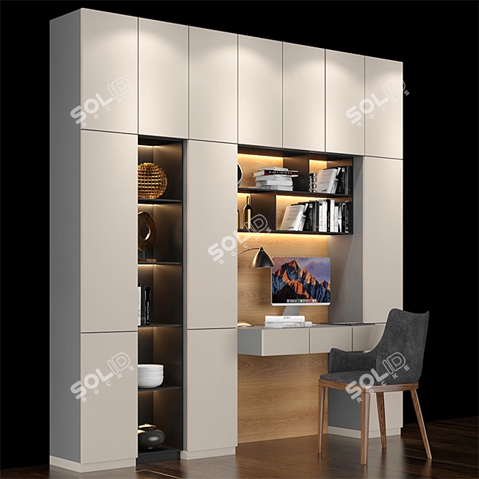 Ready-to-use Worktable 013 for Visualizations 3D model image 2