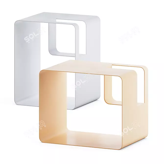 Stylish Libris Magazine Holder 3D model image 1