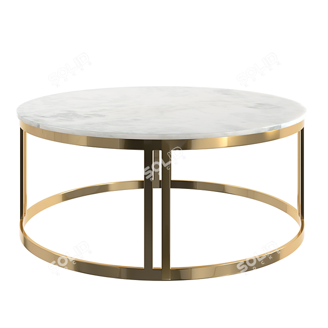 Modern Elegance: Nicola Coffee Table 3D model image 2