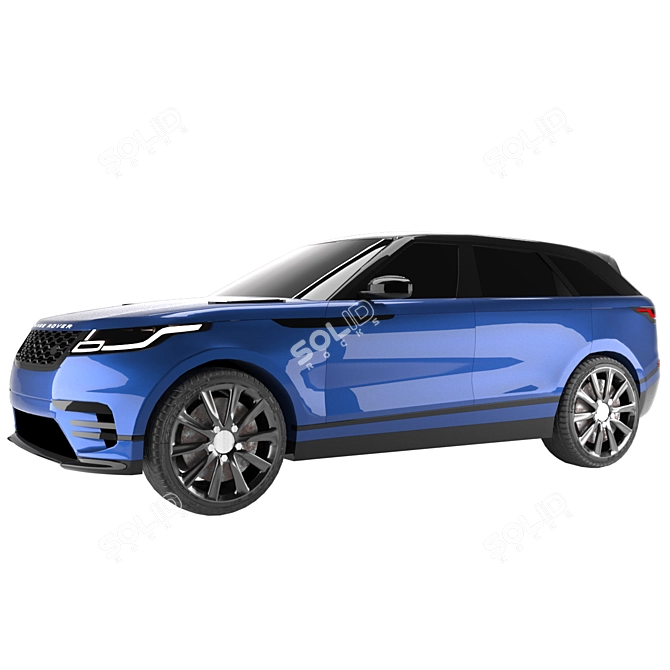2017 Range Rover Velar: Low Poly Game-Ready 3D model image 2