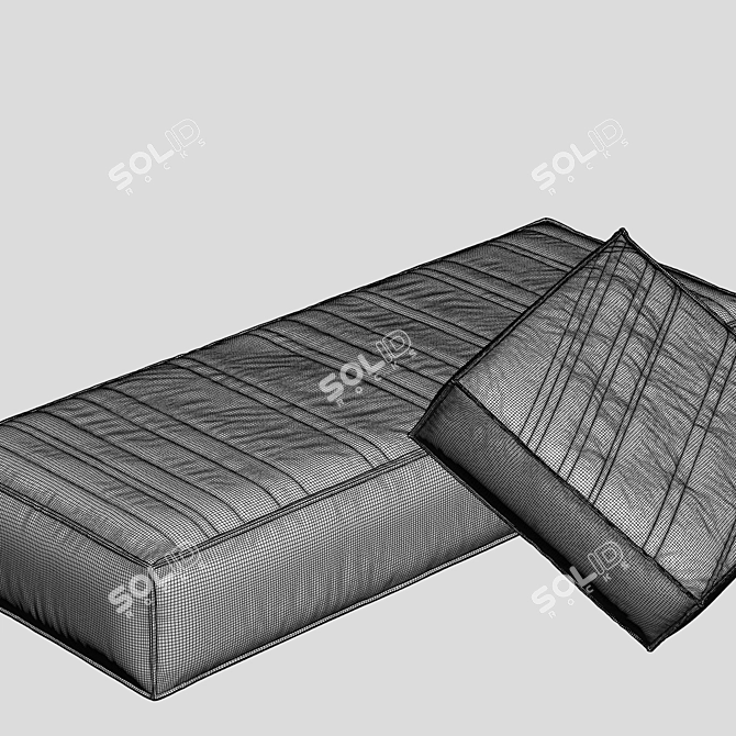 Stylish Stack Sofa for Modern Living 3D model image 3