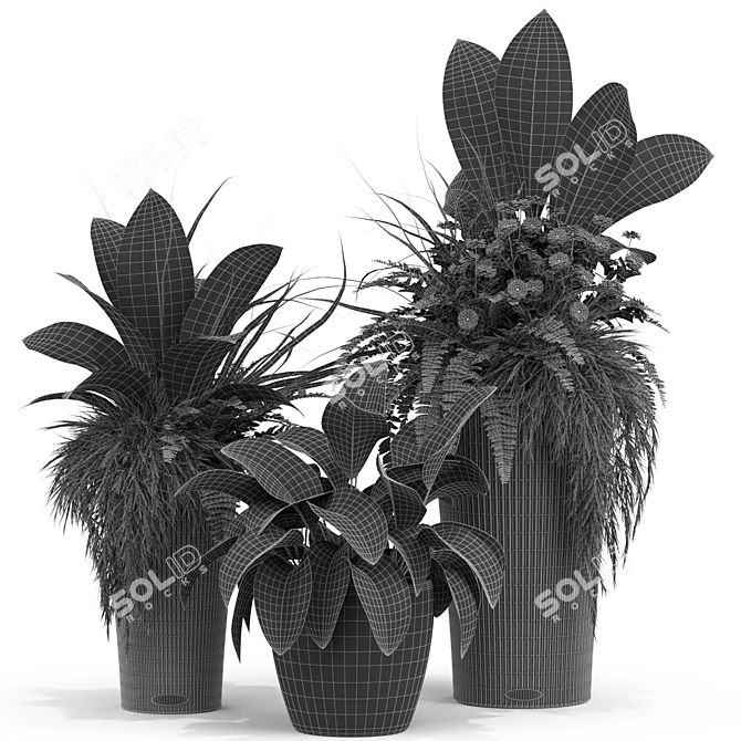  Vibrant Botanical Oasis: Plants Collection 436 3D model image 4