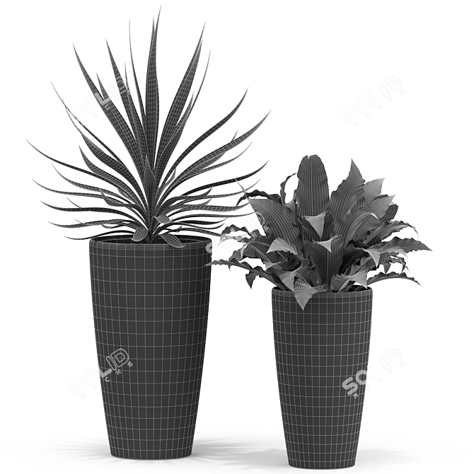  Vibrant Botanical Oasis: Plants Collection 436 3D model image 5