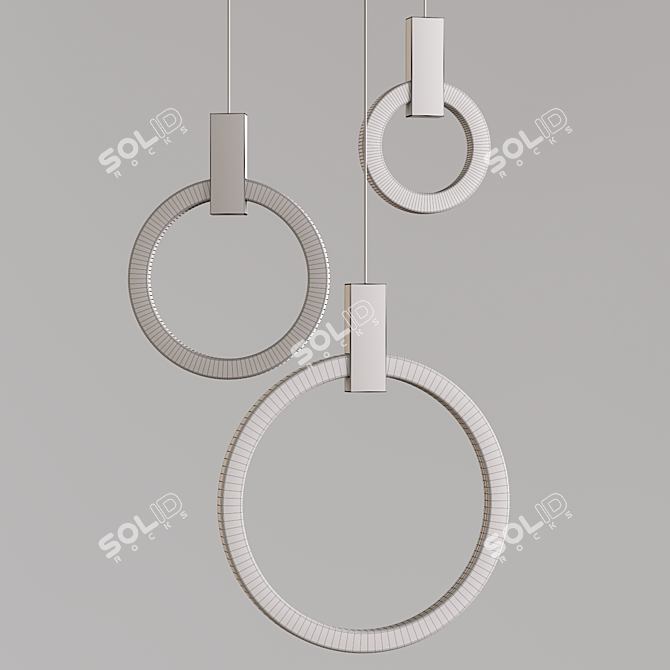 Scandinavian Pendant Lights: Sleek & Stylish 3D model image 3