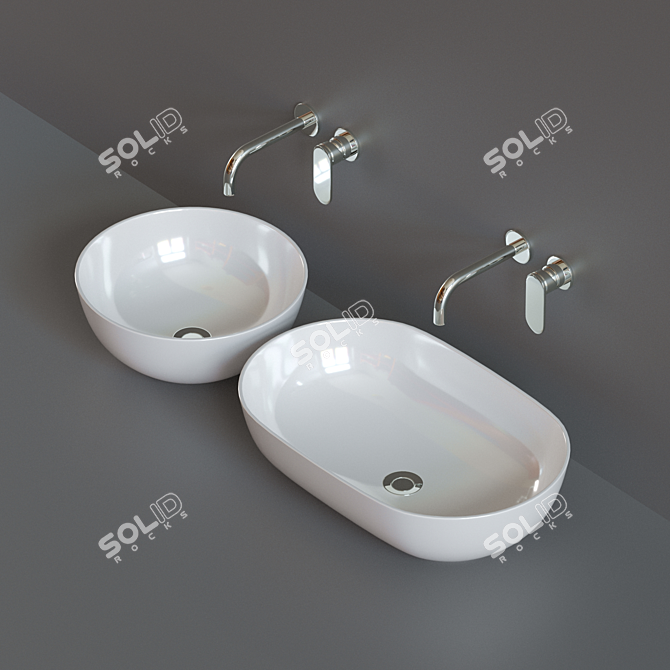 Ceramica Flaminia APP Collection: Modern Style, Elegant Design 3D model image 1