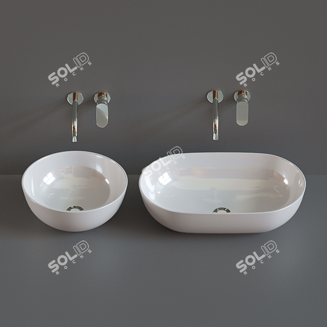 Ceramica Flaminia APP Collection: Modern Style, Elegant Design 3D model image 2