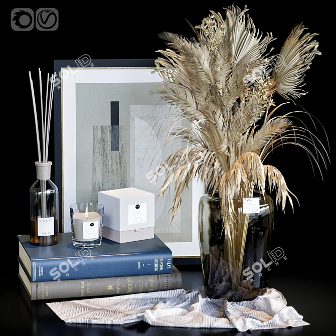 Elegant Decor Set 8: V-Ray & Corona Ready 3D model image 1