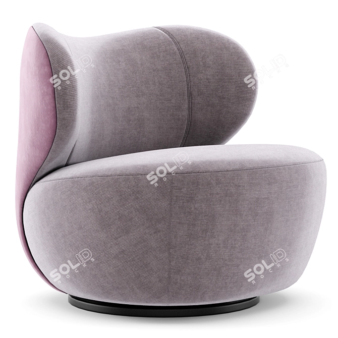 Comfort and Style: Bao Walter Knoll Armchair 3D model image 1