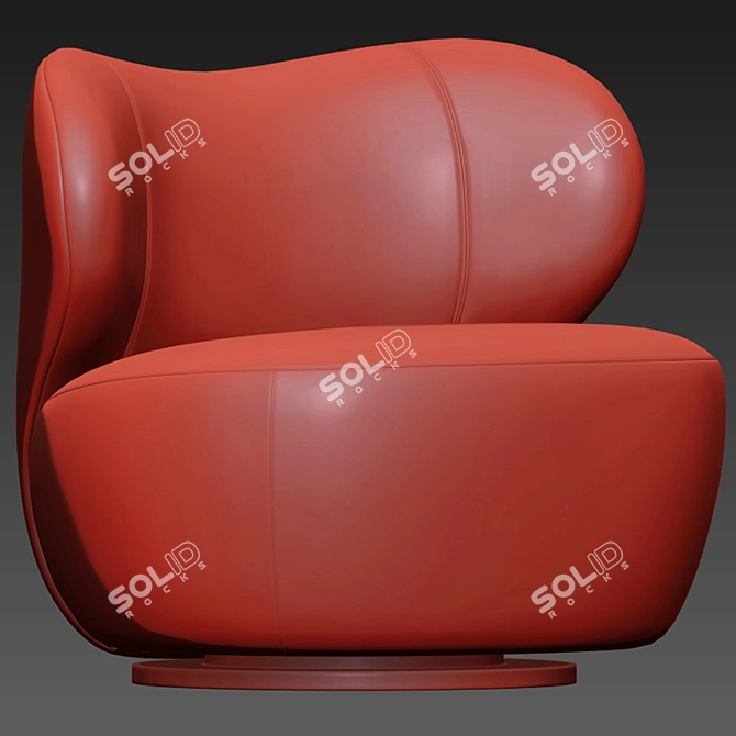 Comfort and Style: Bao Walter Knoll Armchair 3D model image 3