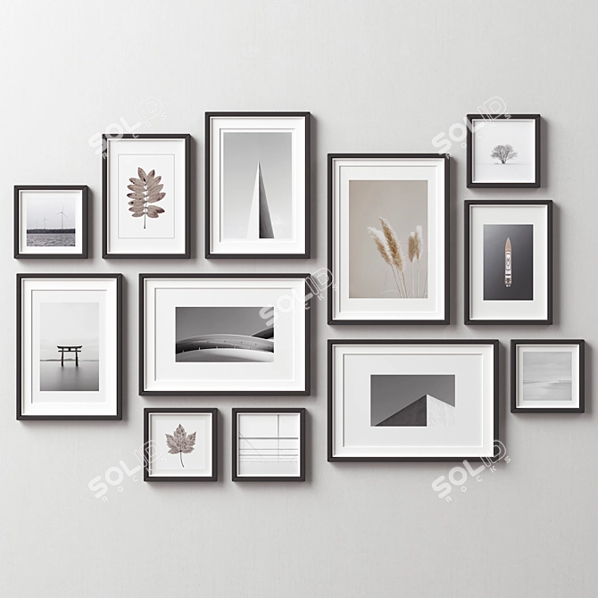 Multiframed Collection - 12 Frames 3D model image 4