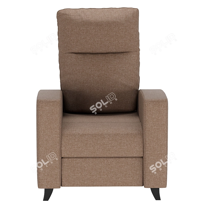 Modern Recliner Armchair | Stylish & Comfortable 3D model image 2