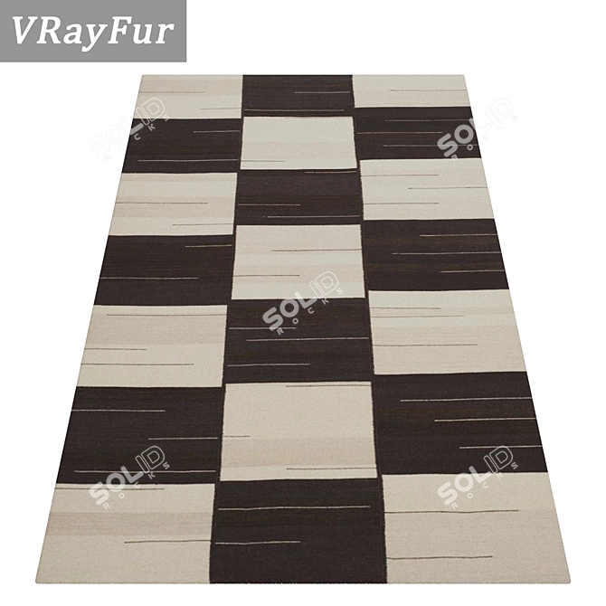 Title: High-Quality Carpets Set 3D model image 2