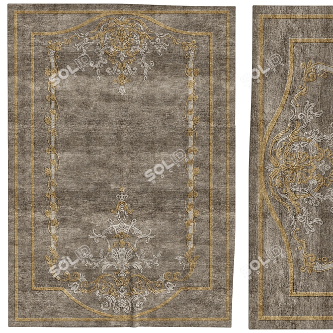 3D Max Rugs: Three Designs 3D model image 1