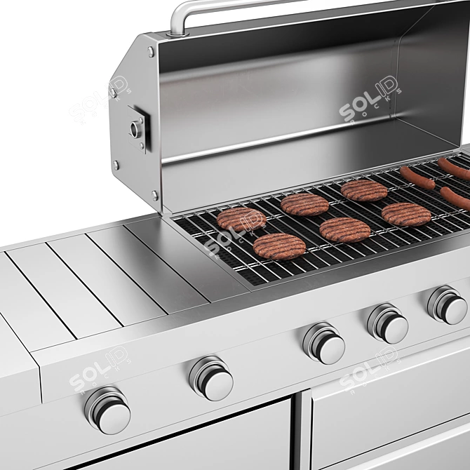 Grill Max 2015 Vray - Corona 3D model image 3