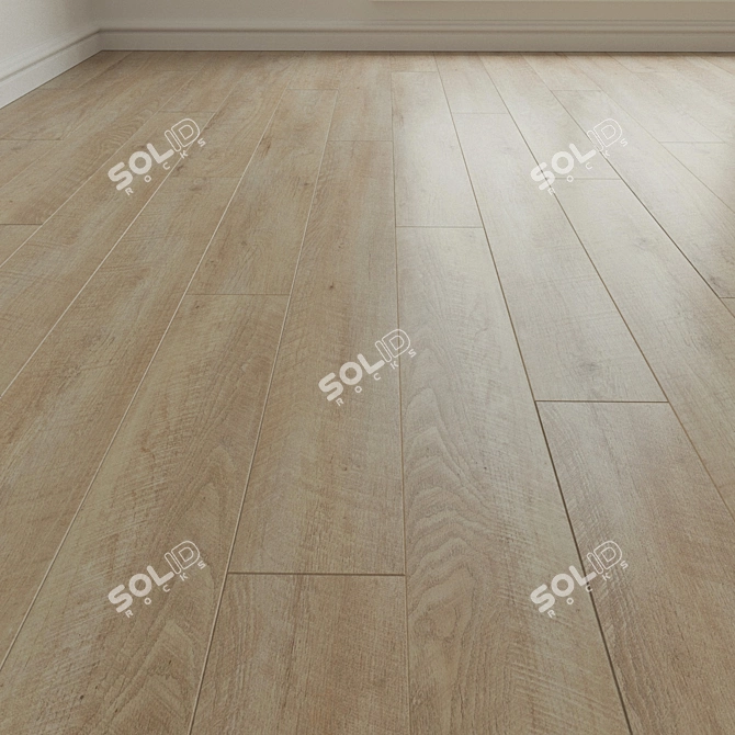 Title: Moduleo Impress Castle Oak Laminate 3D model image 1