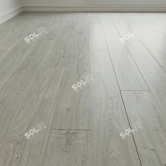 Title: Transform Chevron Oak Laminate 3D model image 1